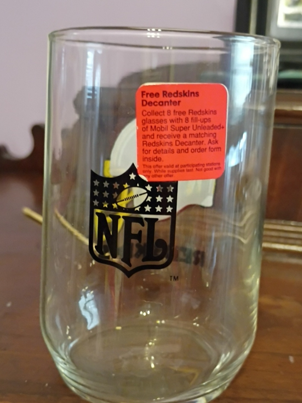 3 Collectors Redskins Glasses - Picture 7 of 7